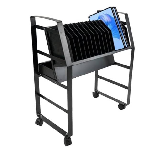 16-Device Mobile Charging Cart - Compact Open Station