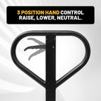 2,500 lbs All-Terrain Pallet Jack - Pneumatic Tires