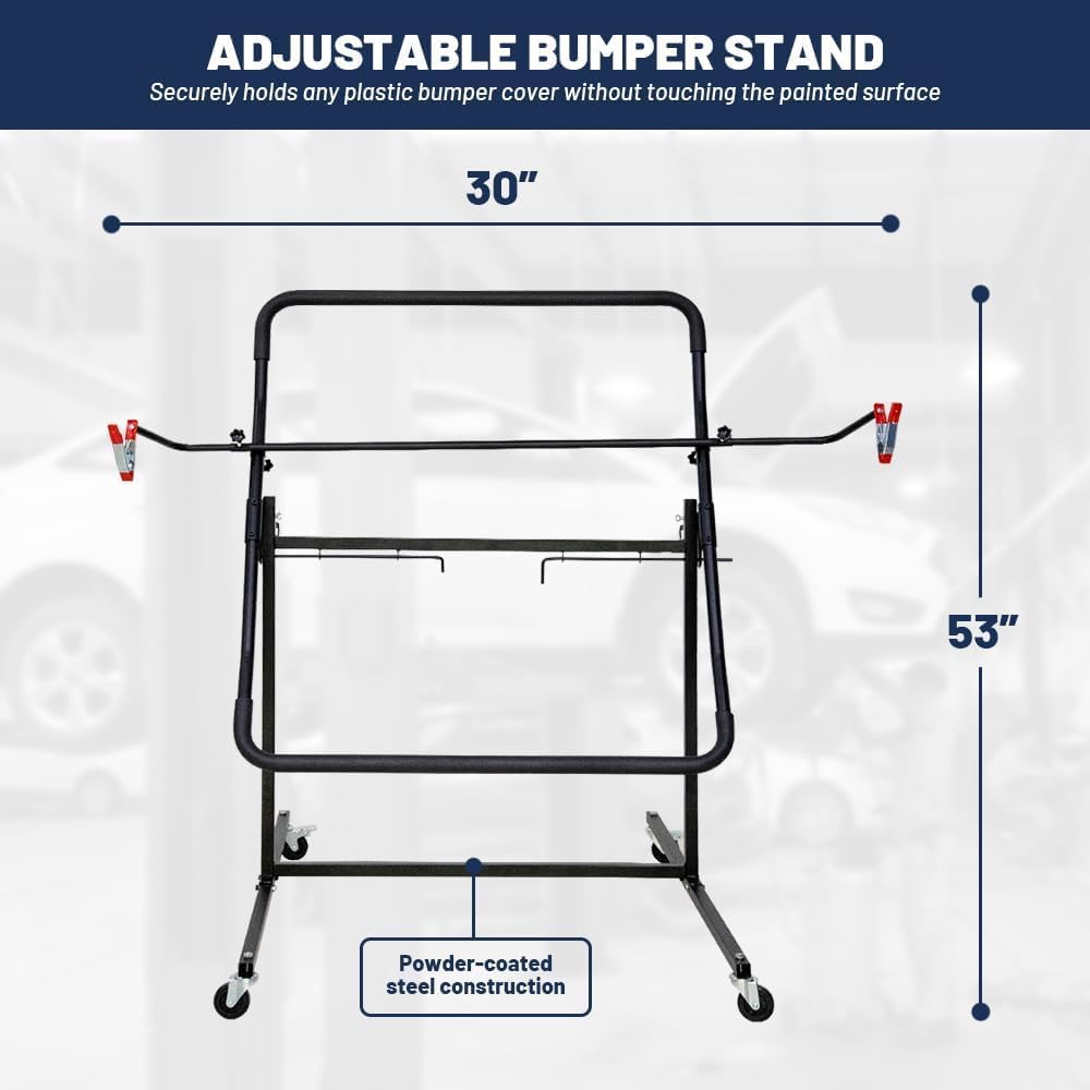 Adjustable Bumper Paint Stand - 360° Rotation