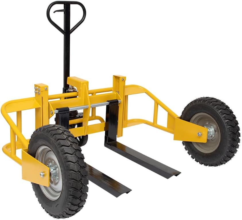 2,500 lbs All-Terrain Pallet Jack - Pneumatic Tires