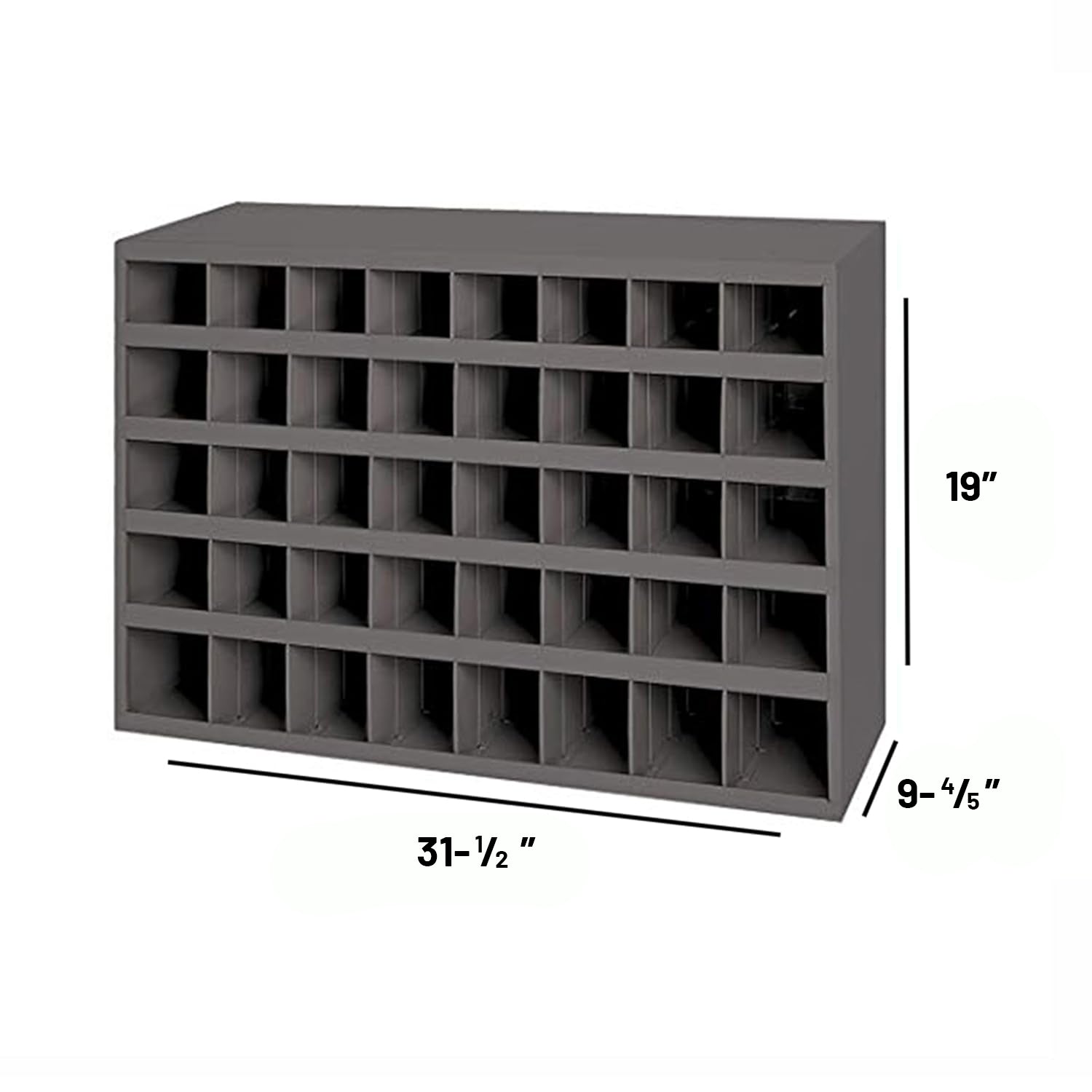 3,610-Pc Grade 8 Master Bolt Kit with 40-Hole Steel Bin