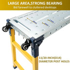 Folding Steel Welding Table - 1100 lbs Capacity