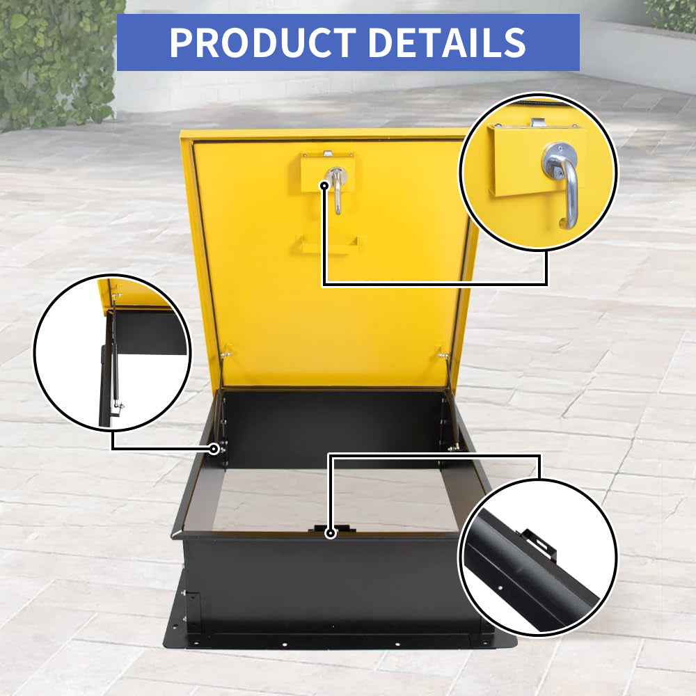 37" x 36" Roof Access Hatch - Powder Coated Steel