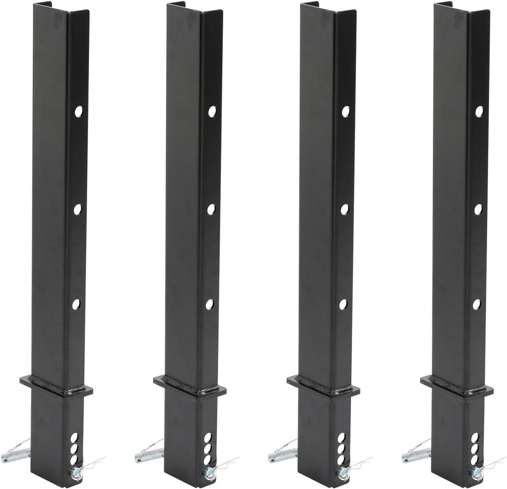 4-Pack 30" Adjustable C-Channel Pipe Stakes