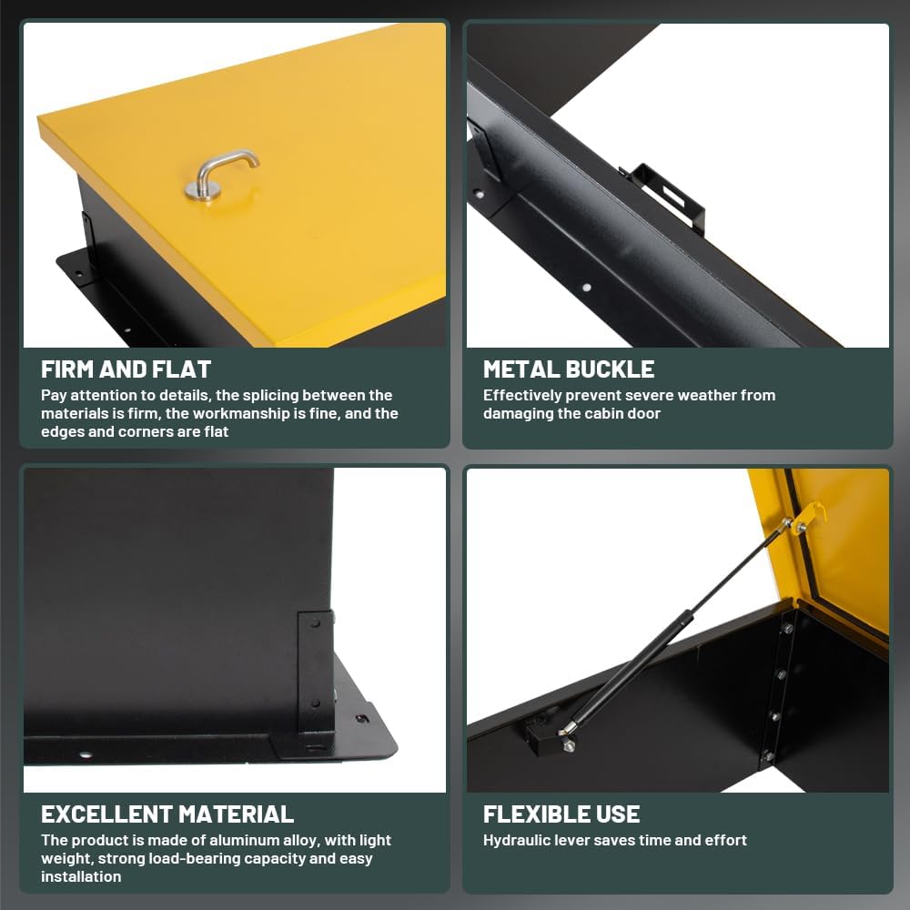 37" x 36" Roof Access Hatch - Powder Coated Steel