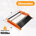 Heavy Duty Cable Drum Roller - 28" Max Reel Width