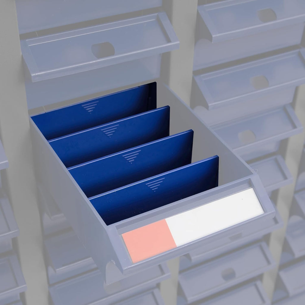 100-Bin Steel Parts Cabinet - Small Component Organizer