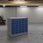 40-Drawer Steel Hardware Cabinet - Adjustable Drawers