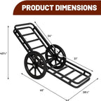 2-in-1 Folding Deer Cart - 19" All-Terrain Tires