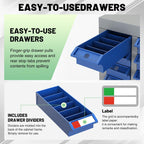 75-Drawer Steel Parts Cabinet - High-Capacity Hardware Organizer