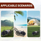 2-in-1 Folding Deer Cart - 19" All-Terrain Tires