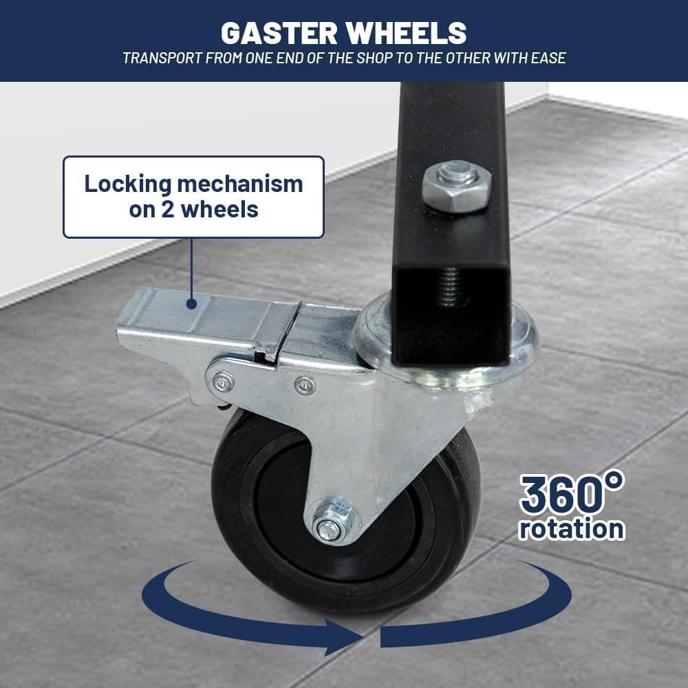 Adjustable Bumper Paint Stand - 360° Rotation