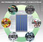 75-Drawer Steel Parts Cabinet - High-Capacity Hardware Organizer