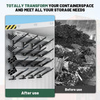 4-Pack Container Shelf Brackets - 1000 lbs Capacity