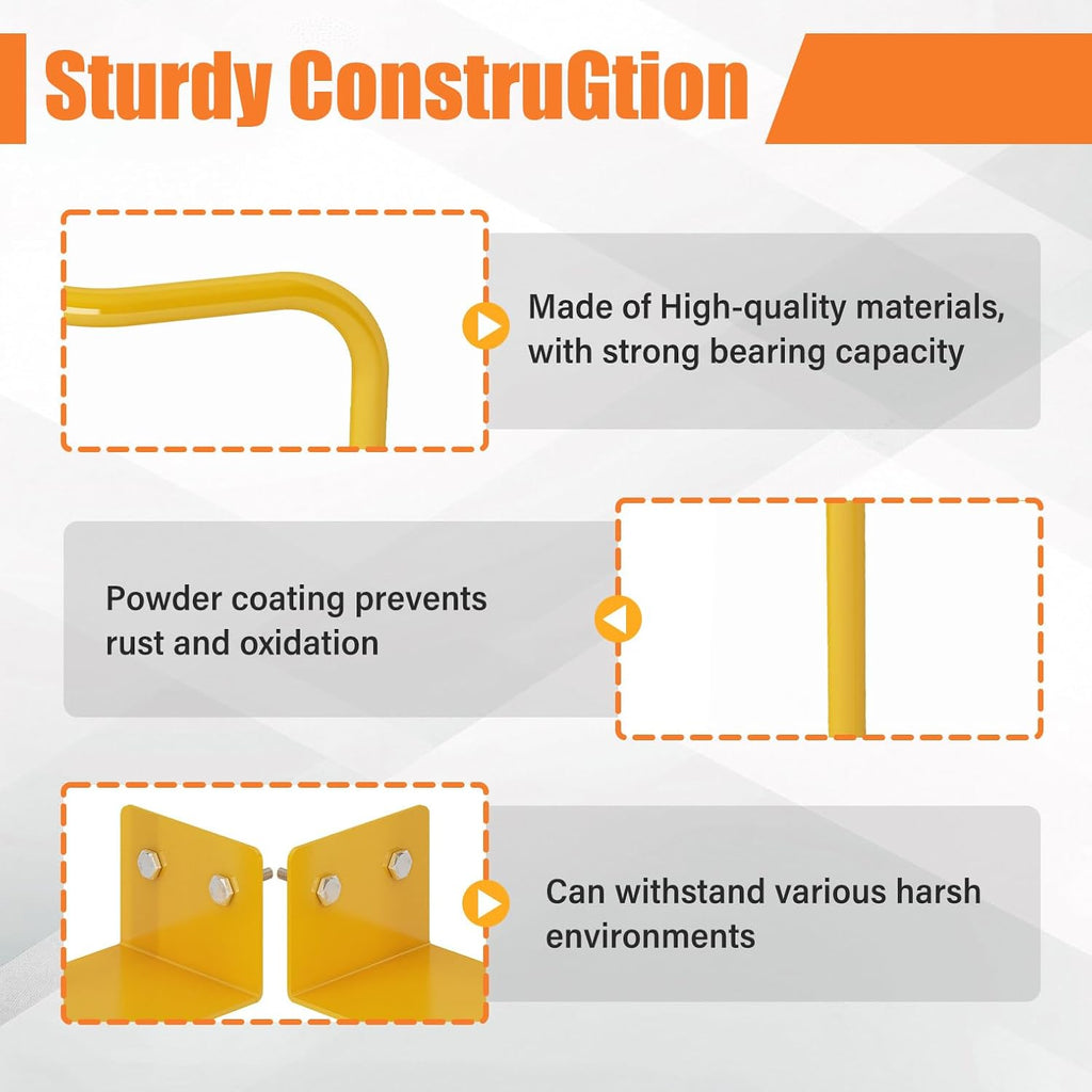 Roof Hatch Safety Extension Handle - Galvanized Steel