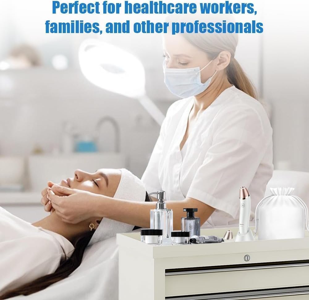 5-Drawer Medical Rolling Cabinet - Stainless Steel Top