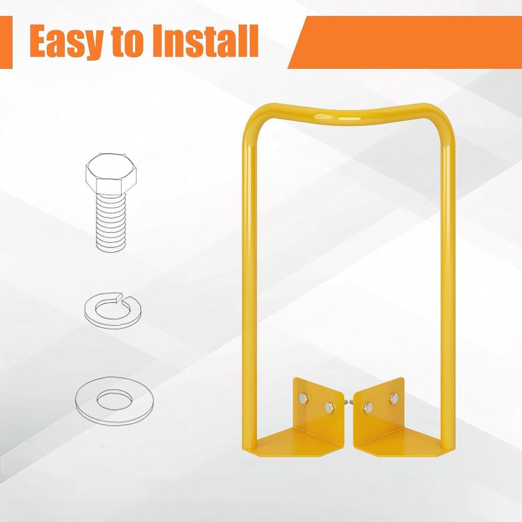 Roof Hatch Safety Extension Handle - Galvanized Steel