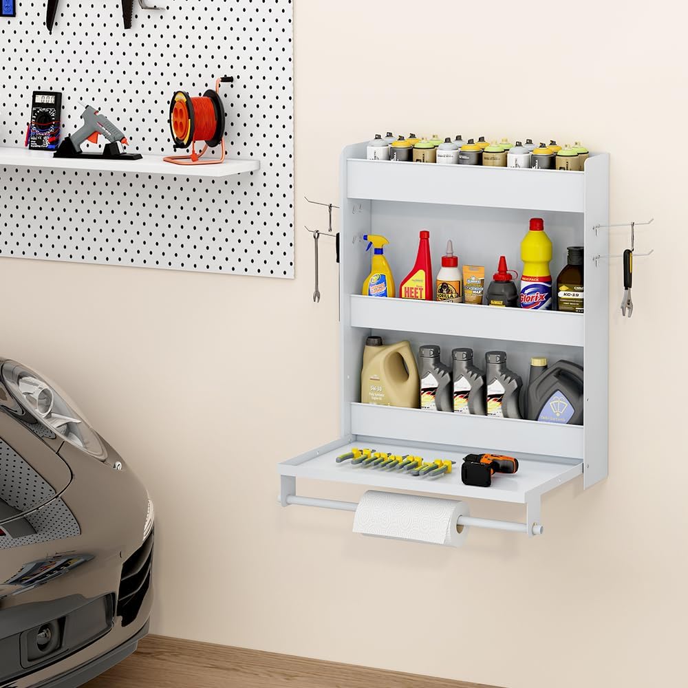 Multi-Level Wall Mounted Rack - Heavy Duty Steel