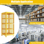 8-Cylinder Propane Storage Cage - Lockable Steel Cabinet