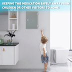 Locking Narcotics Safe - Double Door Security