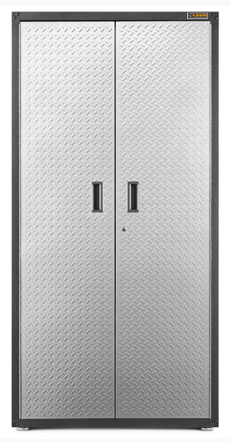 72" H x 36" W Heavy-Duty Large Steel Garage Storage Cabinet with Adjustable Shelves