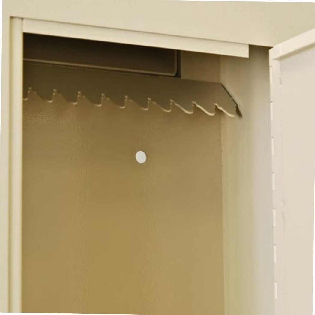 Through-Wall Depository Drop Box w/ Adjustable Chute 12"W x 6"D x 16"H, Locking Mailbox