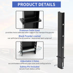 4-Pack 30" Adjustable C-Channel Pipe Stakes