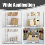 2-Tier Mobile Carton Cart - 8 Adjustable Dividers