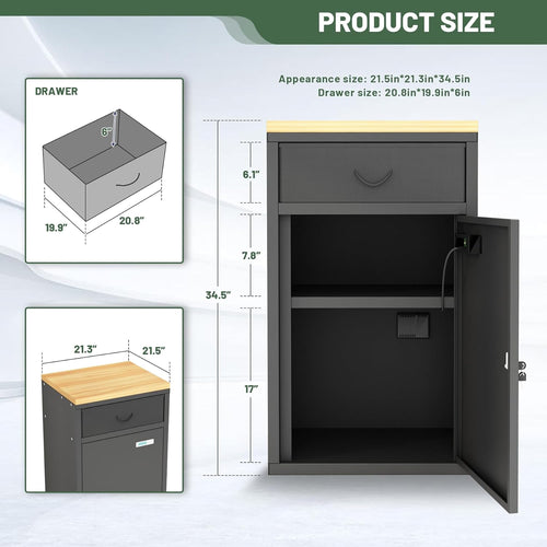 180L Industrial 3D Filament Dry Cabinet - 40 Roll Capacity