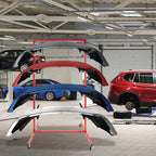 Mobile Bumper Storage Rack - 8 Pairs of Arms