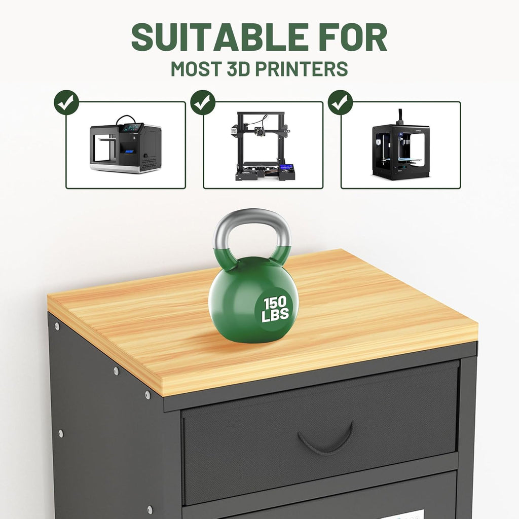 180L Industrial 3D Filament Dry Cabinet - 40 Roll Capacity