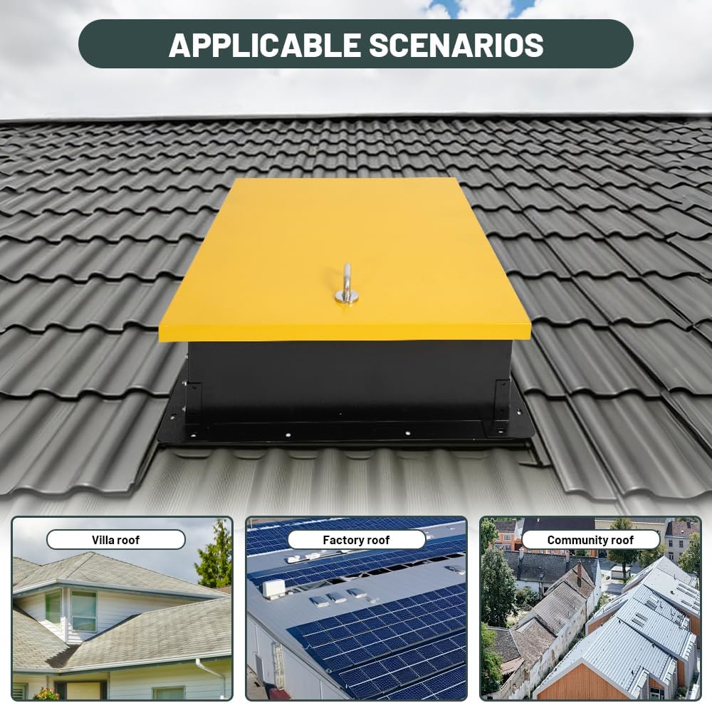 37" x 36" Roof Access Hatch - Powder Coated Steel