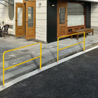 72"L Industrial Safety Guard Rail - High-Visibility Yellow