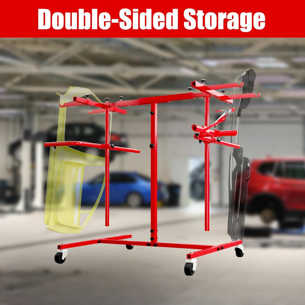 Double-Sided Auto Body Bumper Stand - 13 Locking Positions