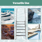 6-Step Aluminum Dock Ladder - 500 lbs Capacity