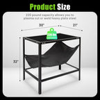 Plasma Cutting Table with Replaceable Slats - 250 lbs Capacity