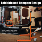 2-in-1 Hydraulic Lift & Stacker - 440 lbs Capacity