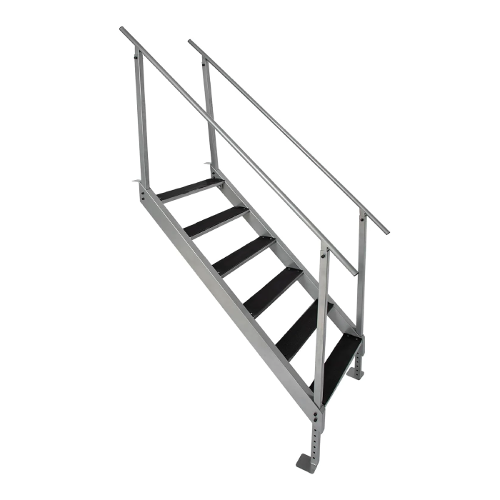6-Step Aluminum Dock Ladder - 500 lbs Capacity