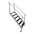 6-Step Aluminum Dock Ladder - 500 lbs Capacity