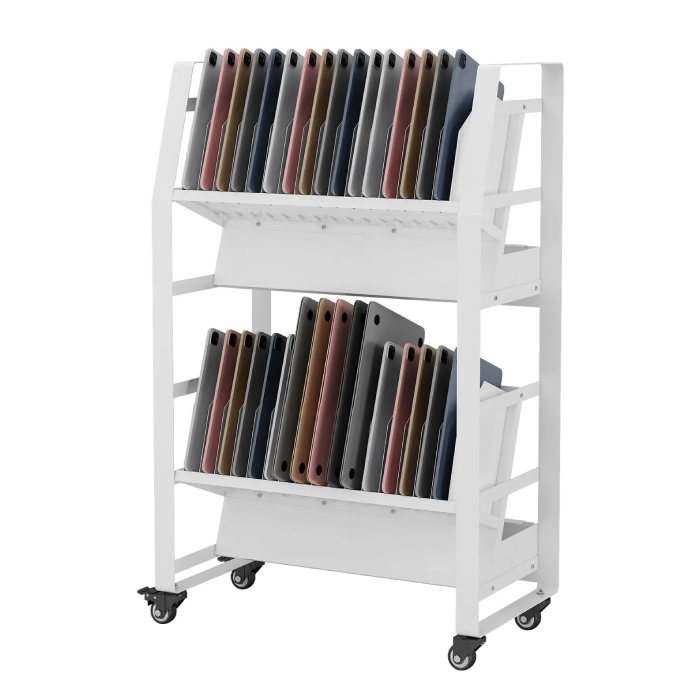 32-Device Mobile Charging Cart - Secure Lockable Storage