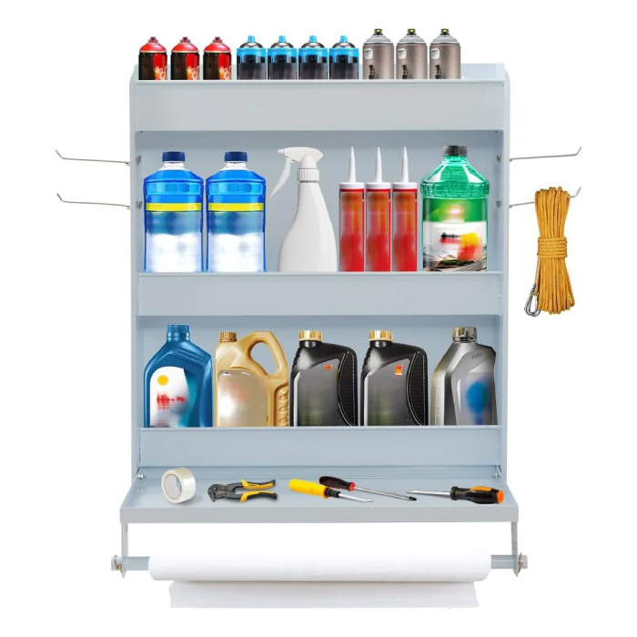 Multi-Level Wall Mounted Rack - Heavy Duty Steel