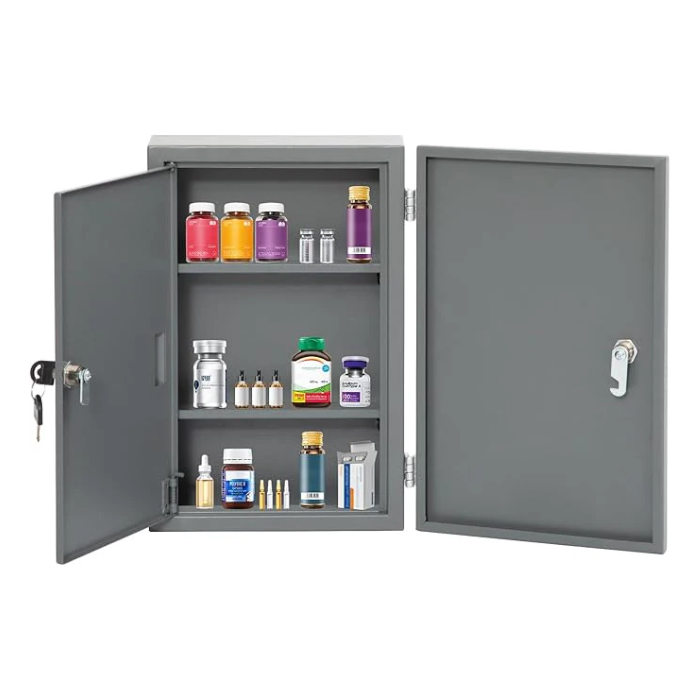 Locking Narcotics Safe - Double Door Security