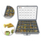 574 PC Grade 8 Coarse Thread Bolt & Nut Assortment w/ Steel Drawer (1/4"-3/8")