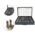 1,275 PC Grade 8 Coarse Thread Bolt & Nut Set w/ Steel Drawer (1/4"-1/2")