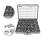 575 PC A2-70 (304) Stainless Steel Metric Bolt & Nut Set w/ Steel Drawer (M6-M12)