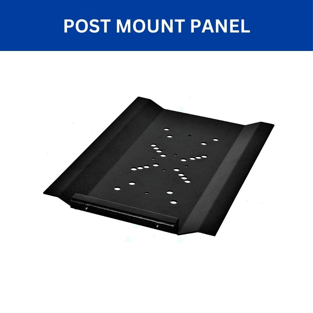 Large Capacity Package Mailbox 12"W x 21.5"D x 16"H, Post Mount Curbside Locking Mailbox