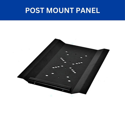 Large Capacity Package Mailbox 12"W x 21.5"D x 16"H, Post Mount Curbside Locking Mailbox