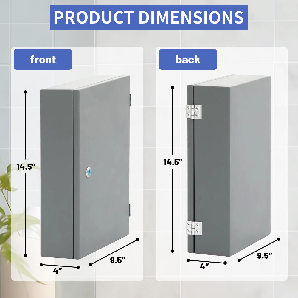 Locking Narcotics Safe - Double Door Security
