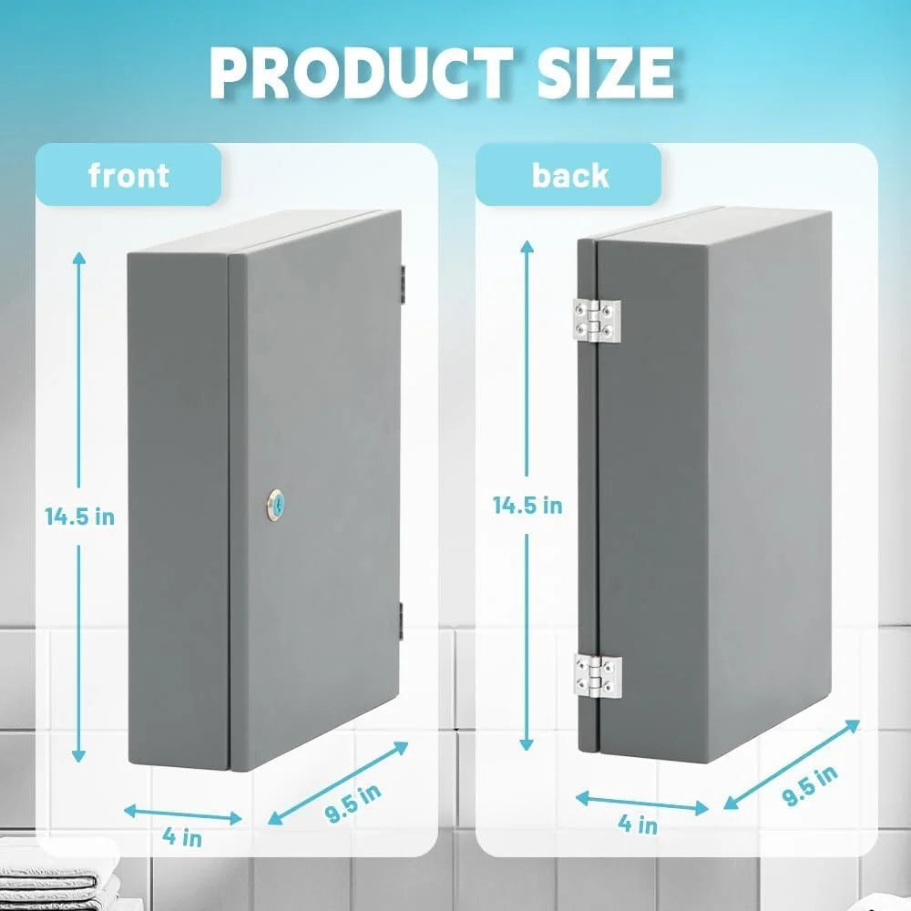 Locking Narcotics Safe - Double Door Security