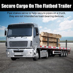 4-Pack 30" Adjustable C-Channel Pipe Stakes